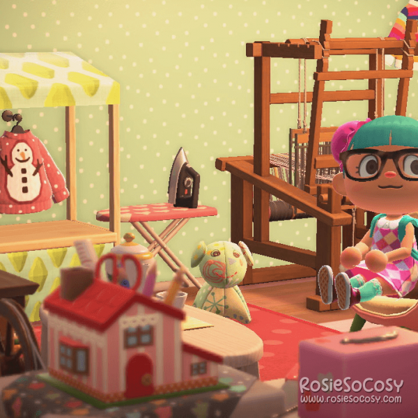 Rosie's Craft Room in Animal Crossing