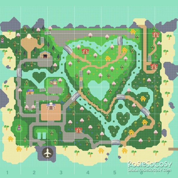 New Animal Crossing island design eilandontwerp