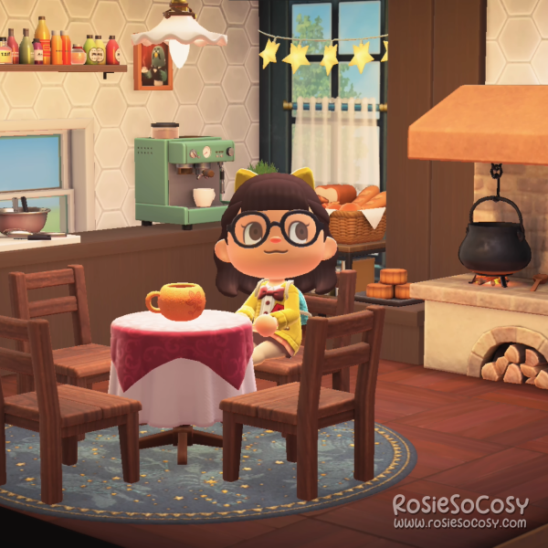 Rosie's Kitchen on Sakura Bay in Animal Crossing