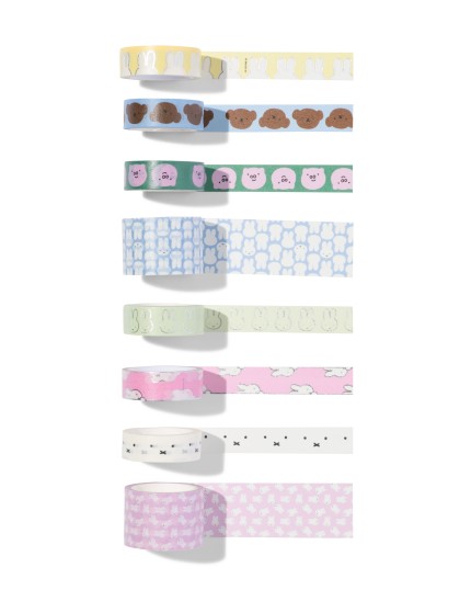HEMA: Nijntje/Miffy Washi Tape 10-Pack 60410226