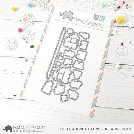 Mama Elephant: Little Agenda Trains - Creative Cuts