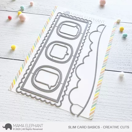 Mama Elephant: Slim Card Basics - Creative Cuts