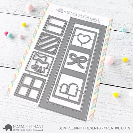Mama Elephant: Slim Peeking Presents - Creative Cuts