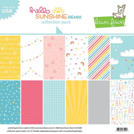 Lawn Fawn: Hello Sunshine Remix Collection Pack LF2200