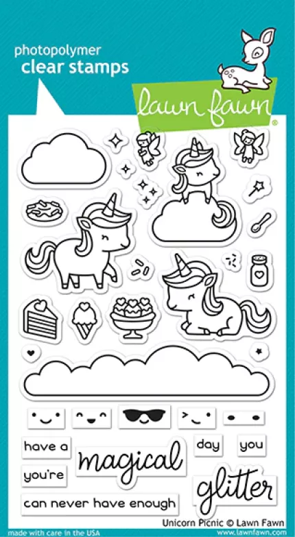 Lawn Fawn: Unicorn Picnic LF2319