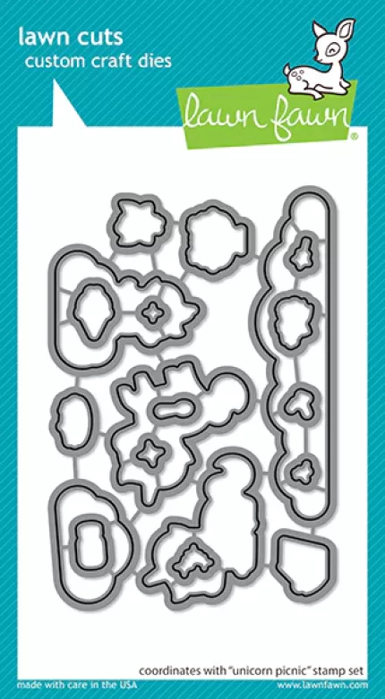 Lawn Fawn - Lawn Cuts: Unicorn Picnic LF2320