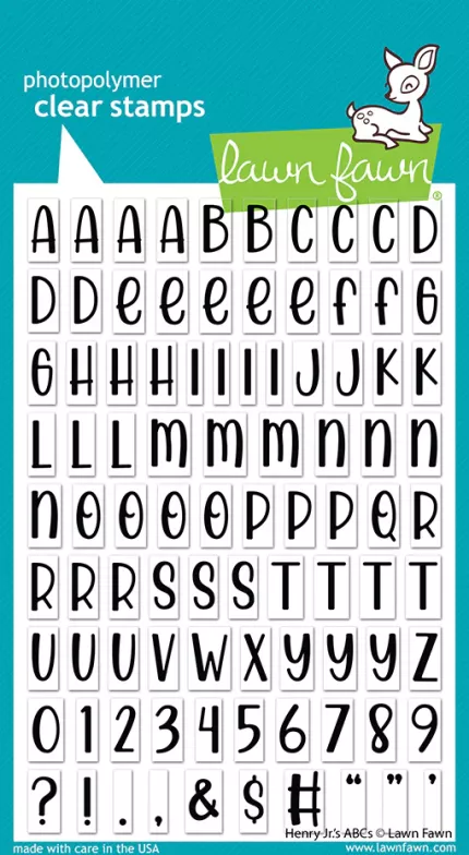 Lawn Fawn: Henry Jr.'s ABCs LF3082
