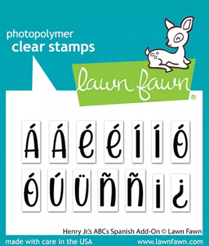 Lawn Fawn: Henry Jr.'s ABCs Spanish Add-On LF3083