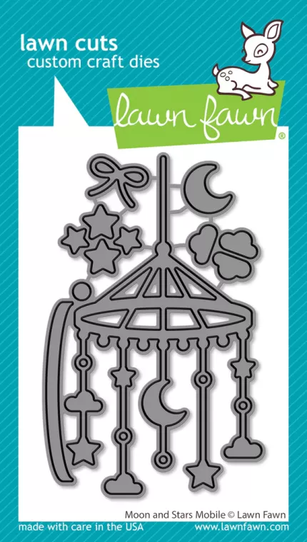 Lawn Fawn - Lawn Cuts: Moon and Stars Mobile LF3098