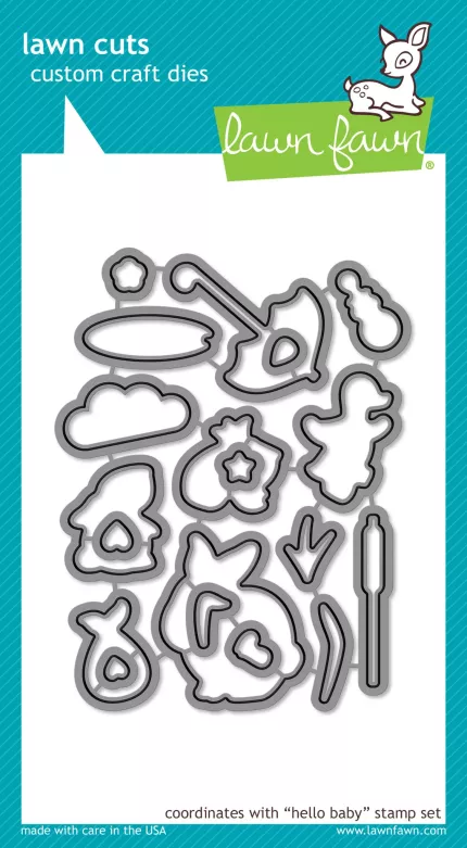 Lawn Fawn - Lawn Cuts: Hello Baby LF674