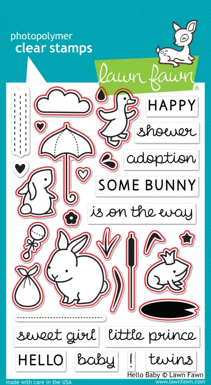 Lawn Fawn - Lawn Cuts: Hello Baby LF674