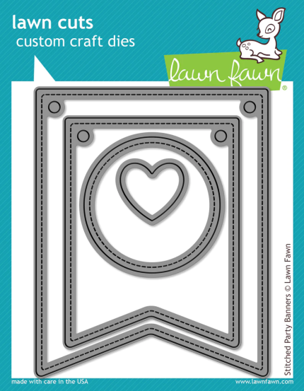 Lawn Fawn - Lawn Cuts: Stitched Party Banners LF687