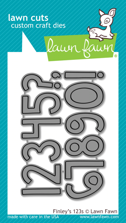 Lawn Fawn - Lawn Cuts: Finley's 123s LF770