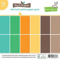 Lawn Fawn: Knock On Wood 6x6 Inch Petite Paper Pack LF1513