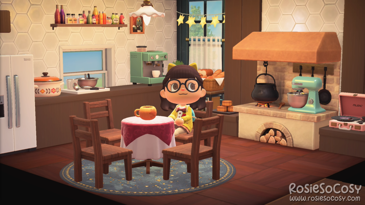 Rosie's Kitchen on Sakura Bay in Animal Crossing
