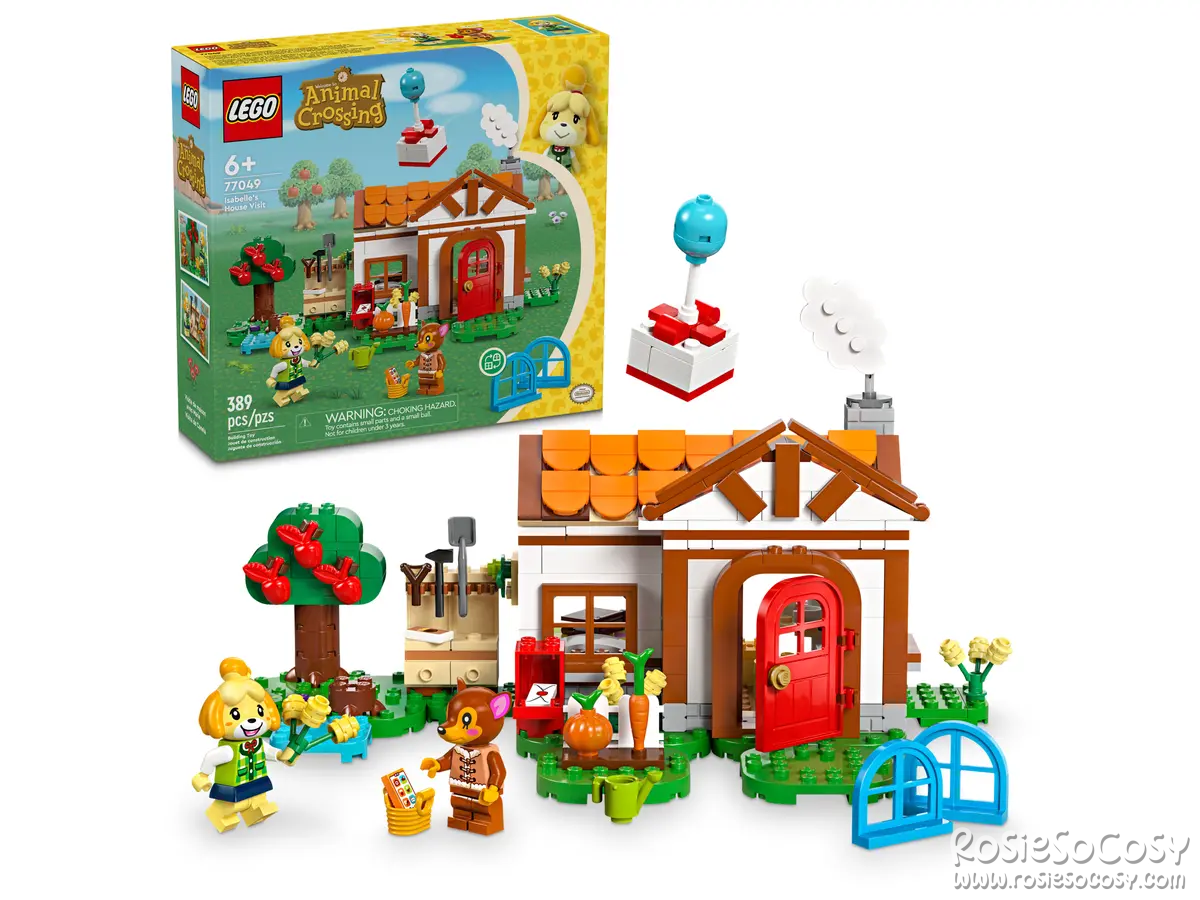 Animal Crossing LEGO 77049 Isabelle's House Visit