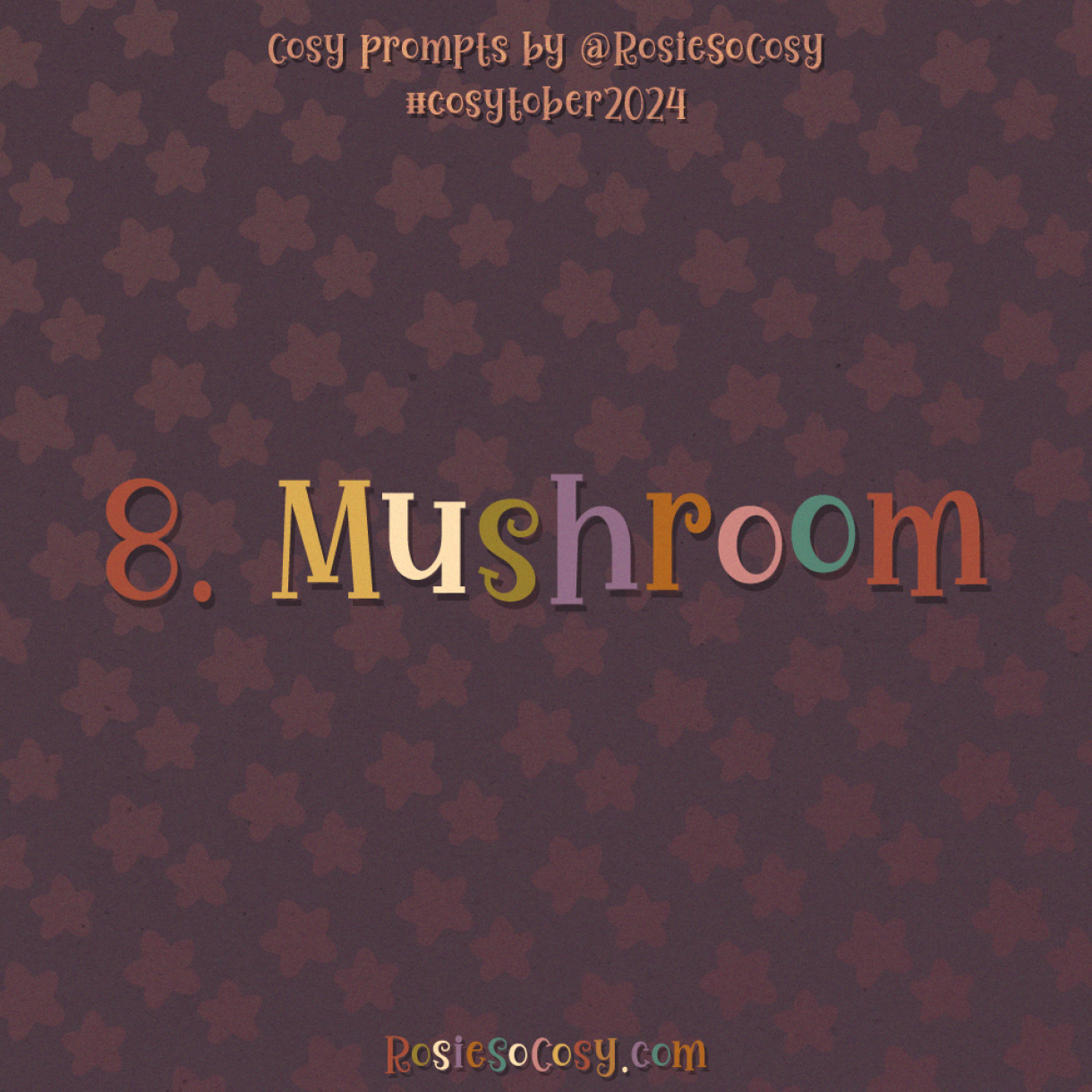 Cosytober 2024, day 8: Mushroom