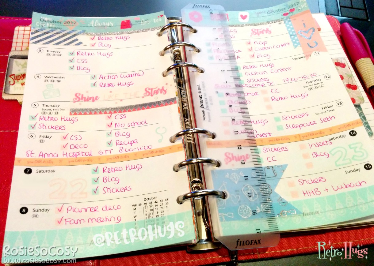 Weekly Spread (WO1P) | Week 40 + 41