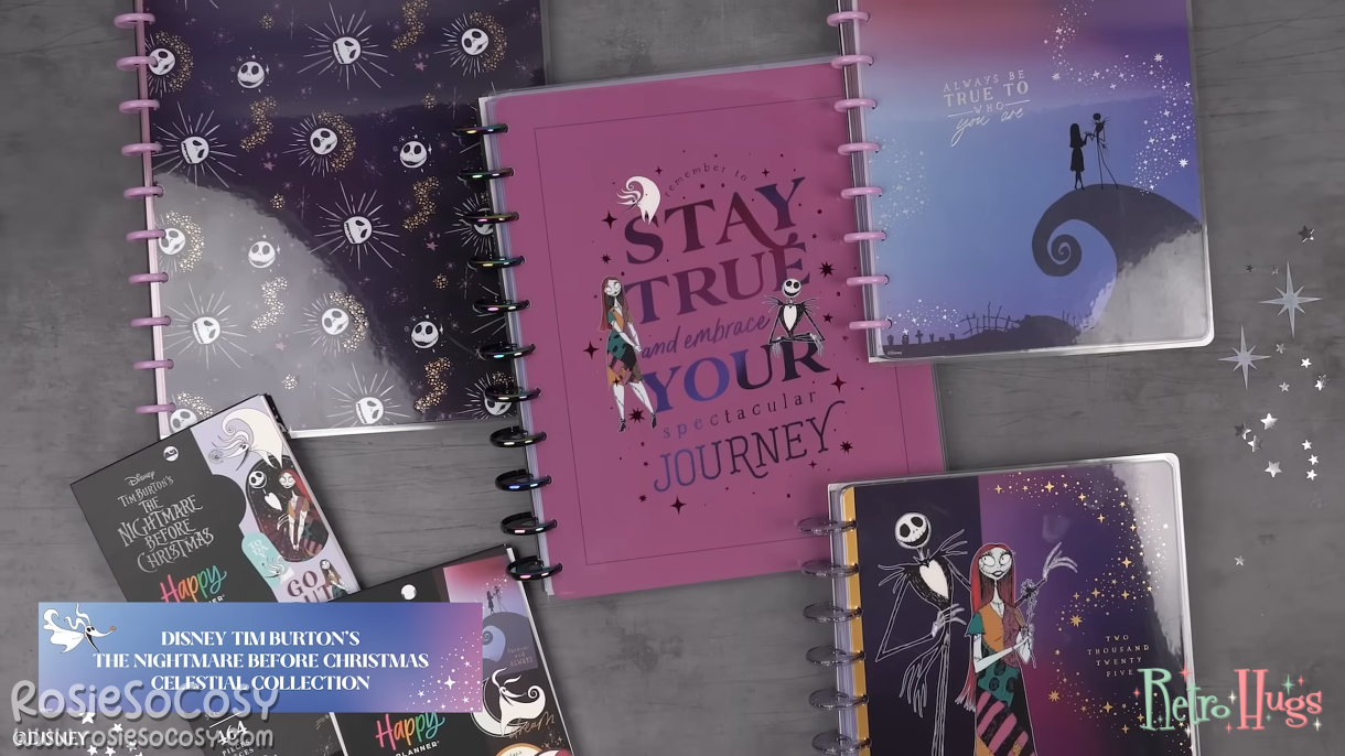 2025 Disney Tim Burton's The Nightmare Before Christmas Happy Planner Collection