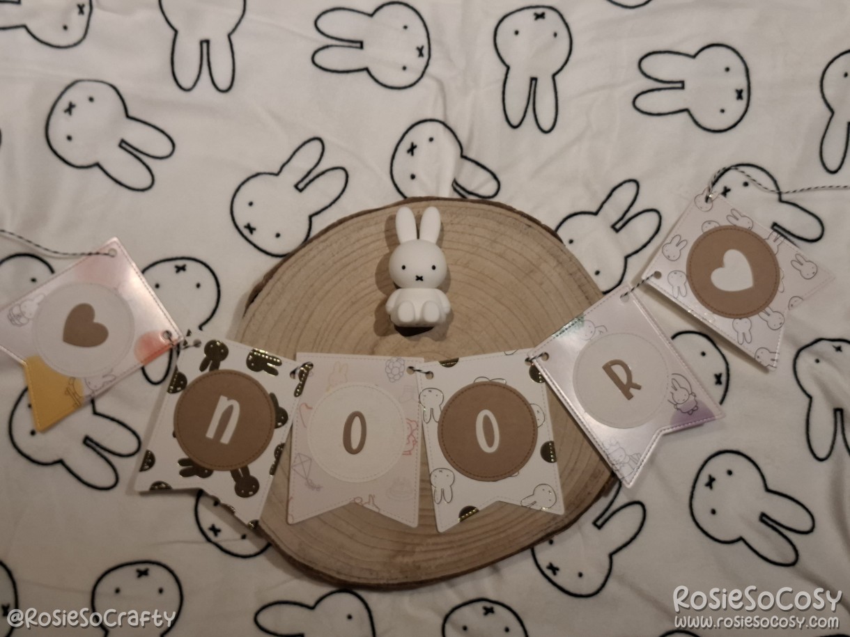 Nijntje (Miffy) Paper Garland for baby Noor